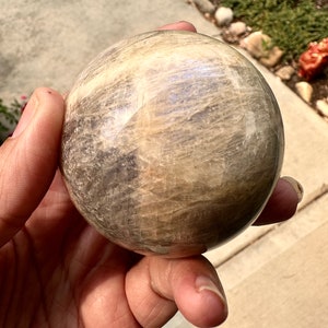 moonstone crystal ball 60 mm
