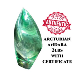 Andara Crystal, Encoded For Arcturian STARSEEDS, Self Care Authentic Blue Andara Mt Shasta, Support Crystals Spiritual High Vibrational #672