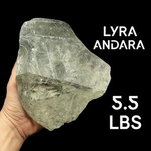 ANDARA CRYSTAL Encoded To LYRA for Starseeds Self Care/Support. 5.5 Lbs Genuine Andara.Metaphysical Crystal Healing Crystals Authentic! #642
