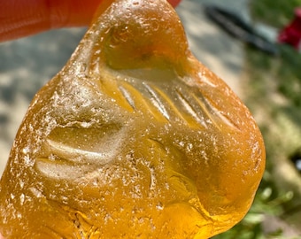 Andara Crystal Encoded to Christ Consciousness. Authentic Mt Shasta Andara, Yellow #A35