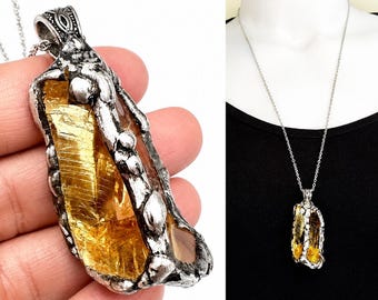 Andara Necklace for Christ Consciousness Activation Handmade Jewelry Gift for Her Statement Spiritual Necklace Certified Authentic #3058