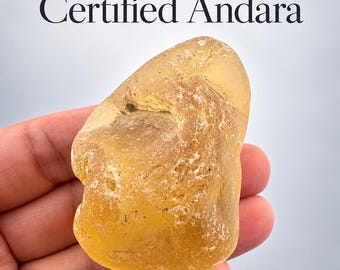 Yellow Andara Crystal, Christ Consciousness, Authentic Mt Shasta, Spiritual Awakening, Ascension, Divine Love, Certified Andara #A7