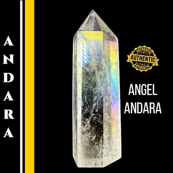 アンダラクリスタル レインボー　マルチカラー　Andara Crystal Andara Crystal Tower Authentic Mt Shasta Andara Encoded to