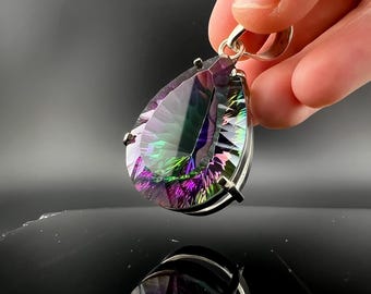 Andara Crystal Pendant. Cosmic Andara For Starseeds Authentic Mt Shasta Andara Sterling SIlver  #K195