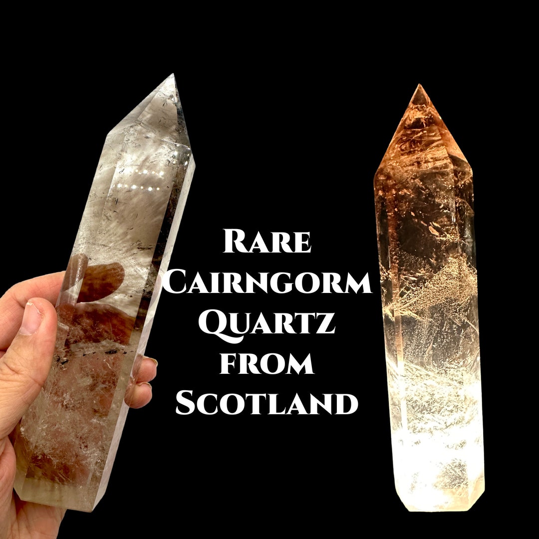 Smoky Quartz Tower RARE Cairngorm Quartz From Scotland Encoded Etsy