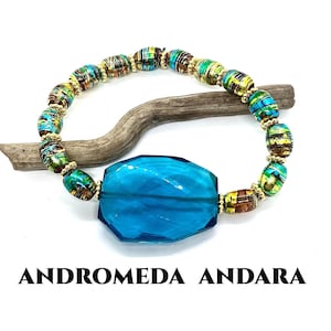 Andara Crystal Bracelet Encoded To Andromeda. Support For All Starseeds Women/Mens Bracelet Authentic Andara Spiritual Metaphysical #1502