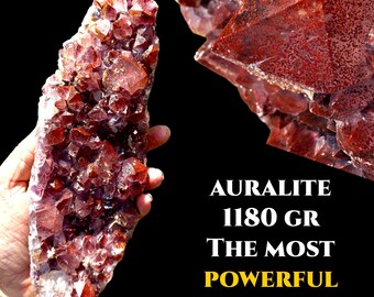 Auralite 23 Crystal , 2 LBS With Record Keepers Raw Crystal Gift for Her Support Crystals, LEMURIAN Spiritual Gift Metaphysical Crystal #396