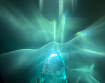 Andara Crystal Polished Blue Mt Shasta Andara Protection Crystal One of a Kind For Starseeds, High Vibration #657