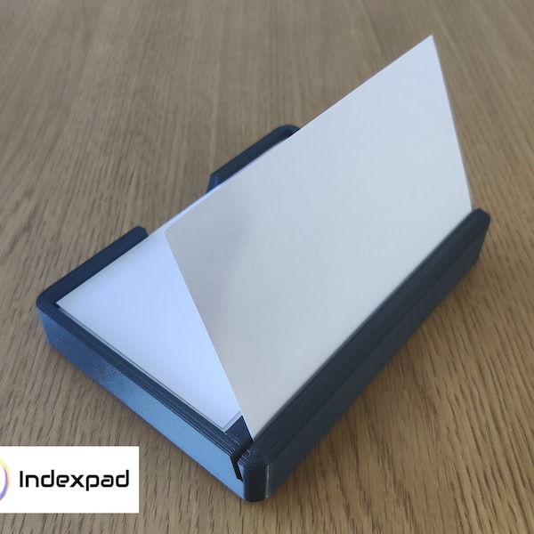 Note Pad  3x5 Index Cards | 3D Printed Organiser | Minimalist Note Holder | Desk Accessories | Modern Desk | To Do List Holder