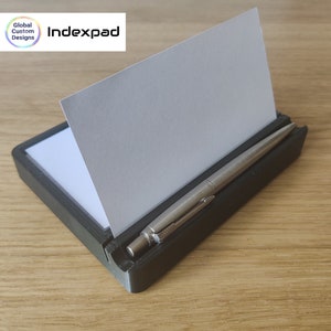 3D Printed Index Card Holder: Minimalist Desk Organizer