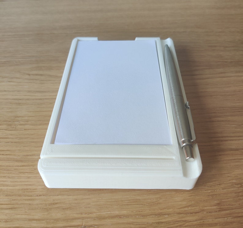 Note Pad & Pen Holder 3x5 Index Cards 3D Printed Organiser Etsy Australia