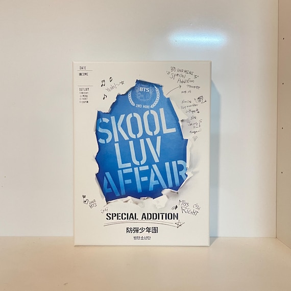 BTS: (OPENED) Official Skool Luv Affair Album Special Addition - Etsy