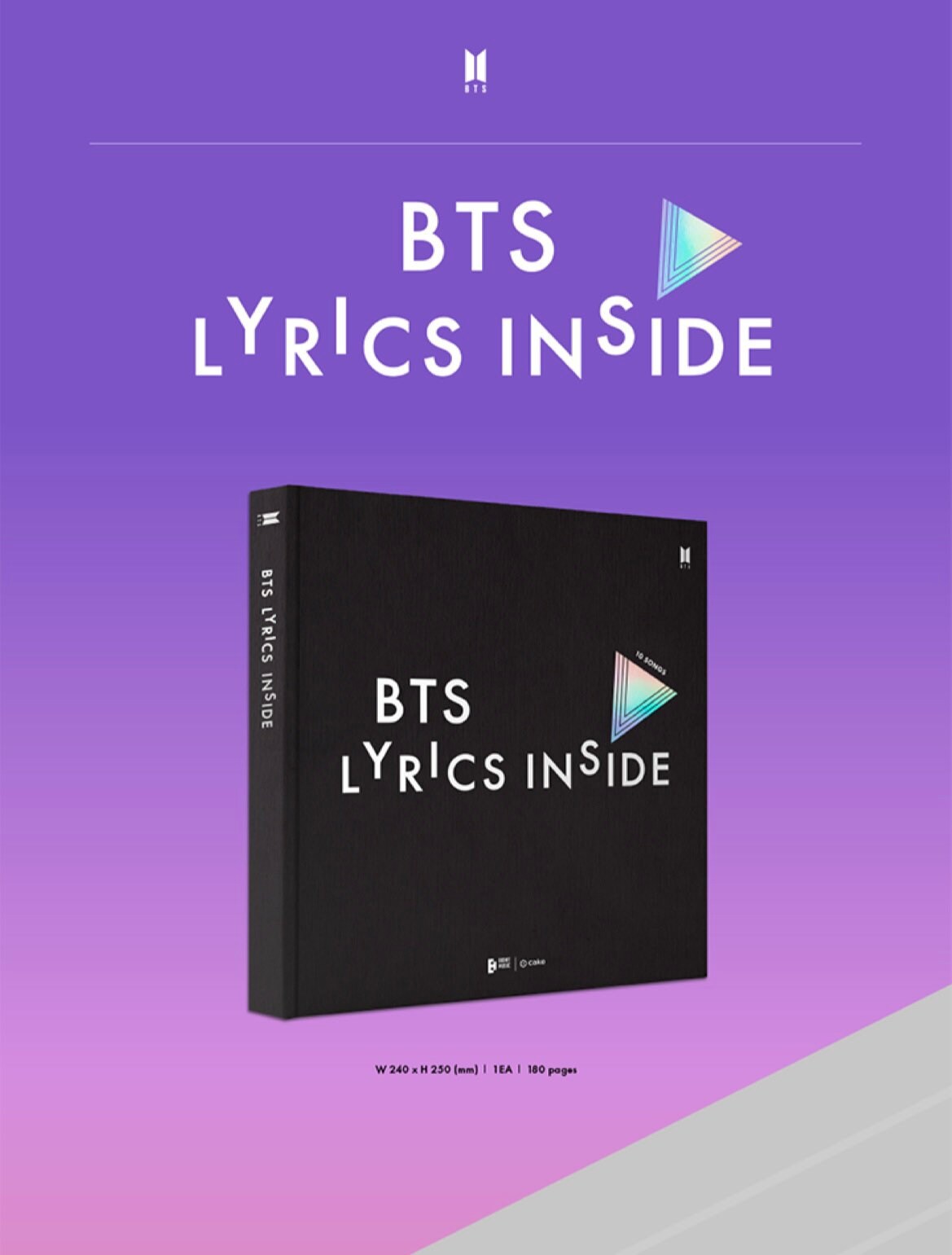 ー品販売  BTS: Etsy - Inside Lyrics Official K-POP・アジア