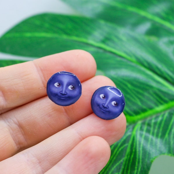 Moon Emoji Iphone earrings