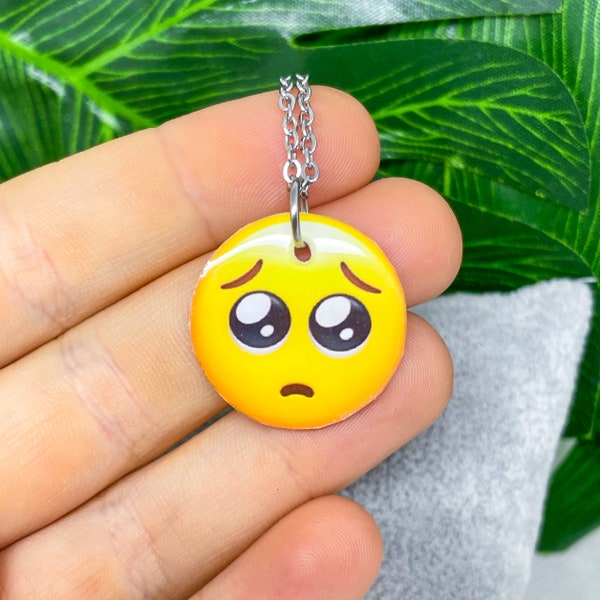 Cute Emoji Iphone necklace