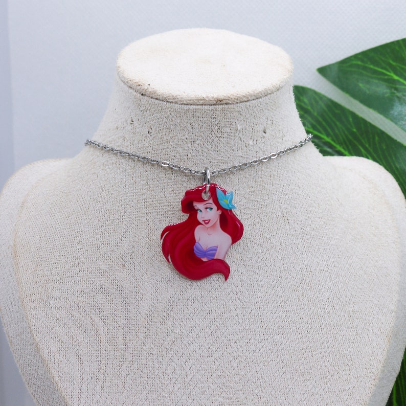 The Little Mermaid Necklace Ariel the Sea Princess Disney Etsy