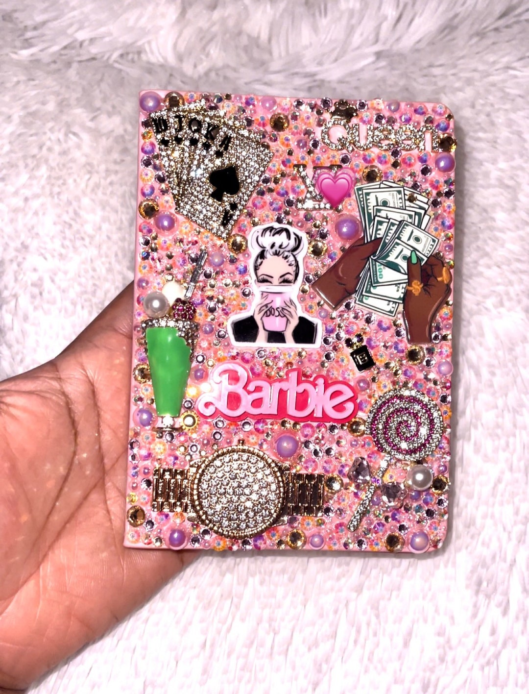 Pink Passport Cover, Bling Passport Cover, Passport Wallet Pink, Women