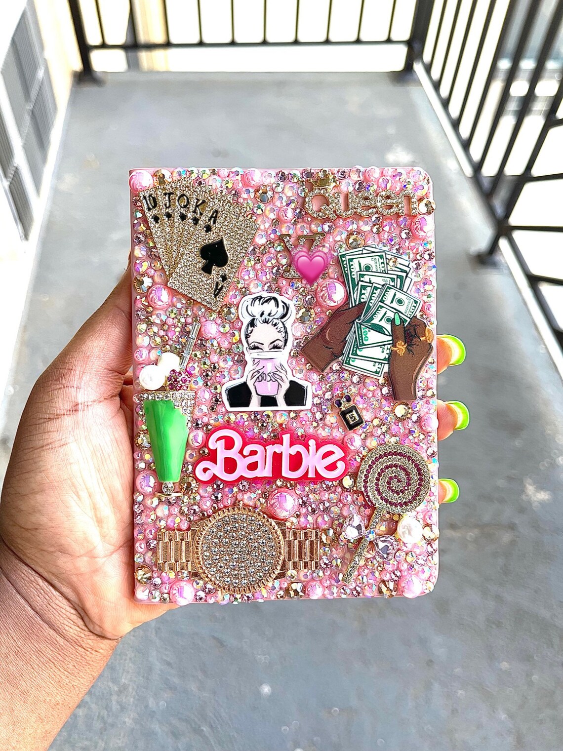 Pink Passport Cover, Bling Passport Cover, Passport Wallet Pink, Women