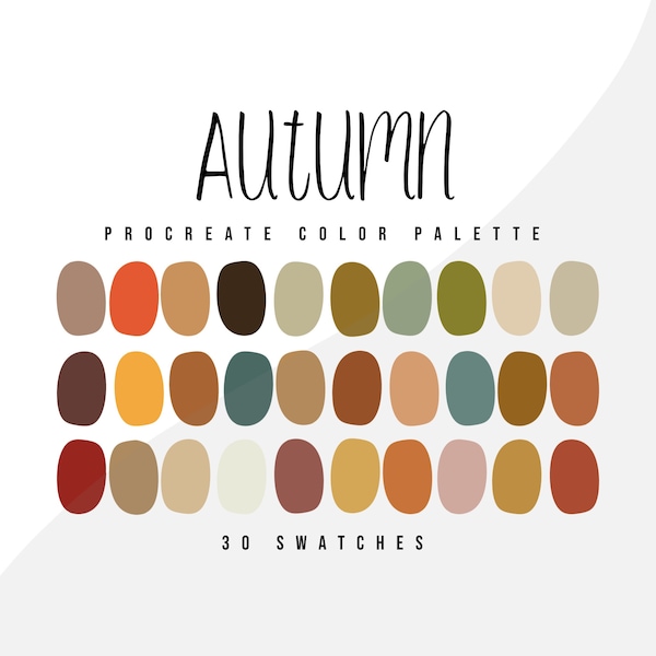 Autumn Procreate Color Palette