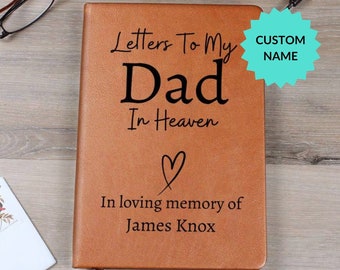 Loss of Father Grief Journal, Letters to Dad in Heaven, Loss of Father Gift, Dad Memorial Gift, , Loss of Dad Gift, Dad Remembrance Gift