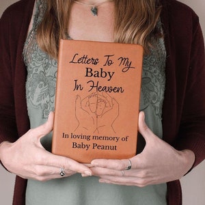 Presente personalizado para aborto | Diário personalizado para mulheres, diário de leitura, lembrança de perda infantil, memorial de perda infantil, presente para mãe