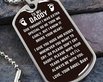 Miscarriage Gift for Dad, Miscarriage Keepsake, Angel Baby, Gift