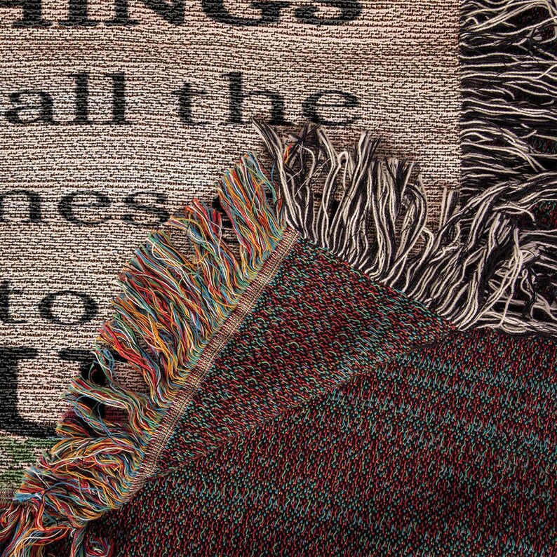 Mom Heirloom Woven Blanket Gift From Daughter Mother's Day Blanket