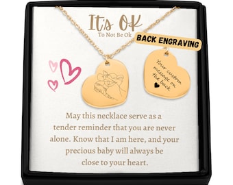 Miscarriage Necklace Gift, Minimalist stillborn Pendant, Pregnancy Loss gift from best friend, Bereavement Gift, Mama of an angel necklace