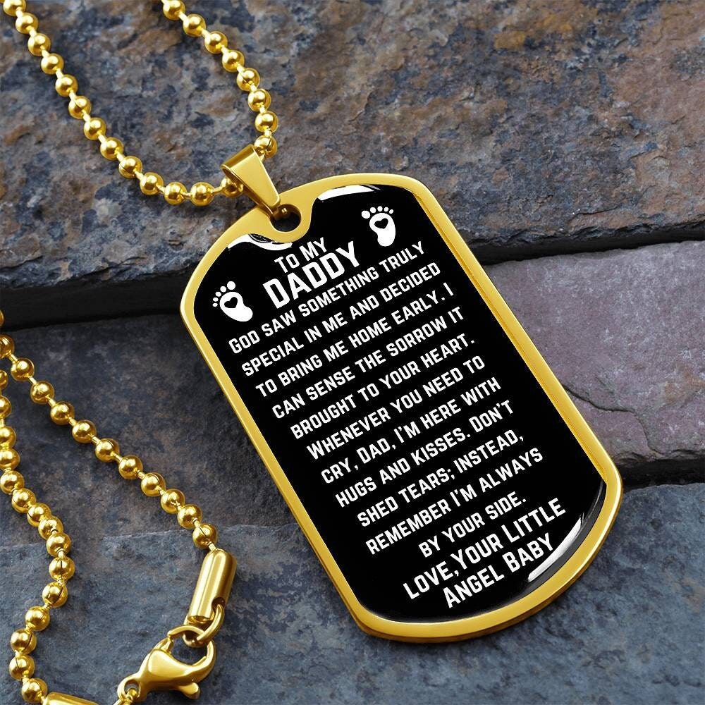 Dad Miscarriage Locket Miscarriage Gift Necklace: Loss Of Baby