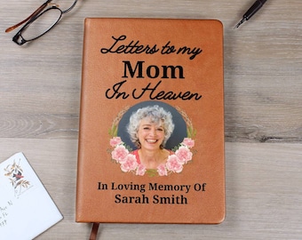 Diario de duelo por la pérdida de la madre para hija o hijo, recuerdo personalizado de mamá, regalo por la pérdida de la madre, regalo conmemorativo de mamá, recuerdo de la madre