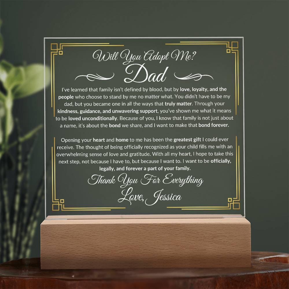 Chosen Mom Gifts Step Parent Keychain 