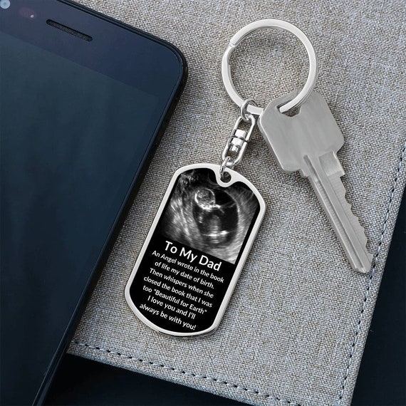 Personalized Miscarriage Keepsake for Dad, Miscarriage Dog Tag