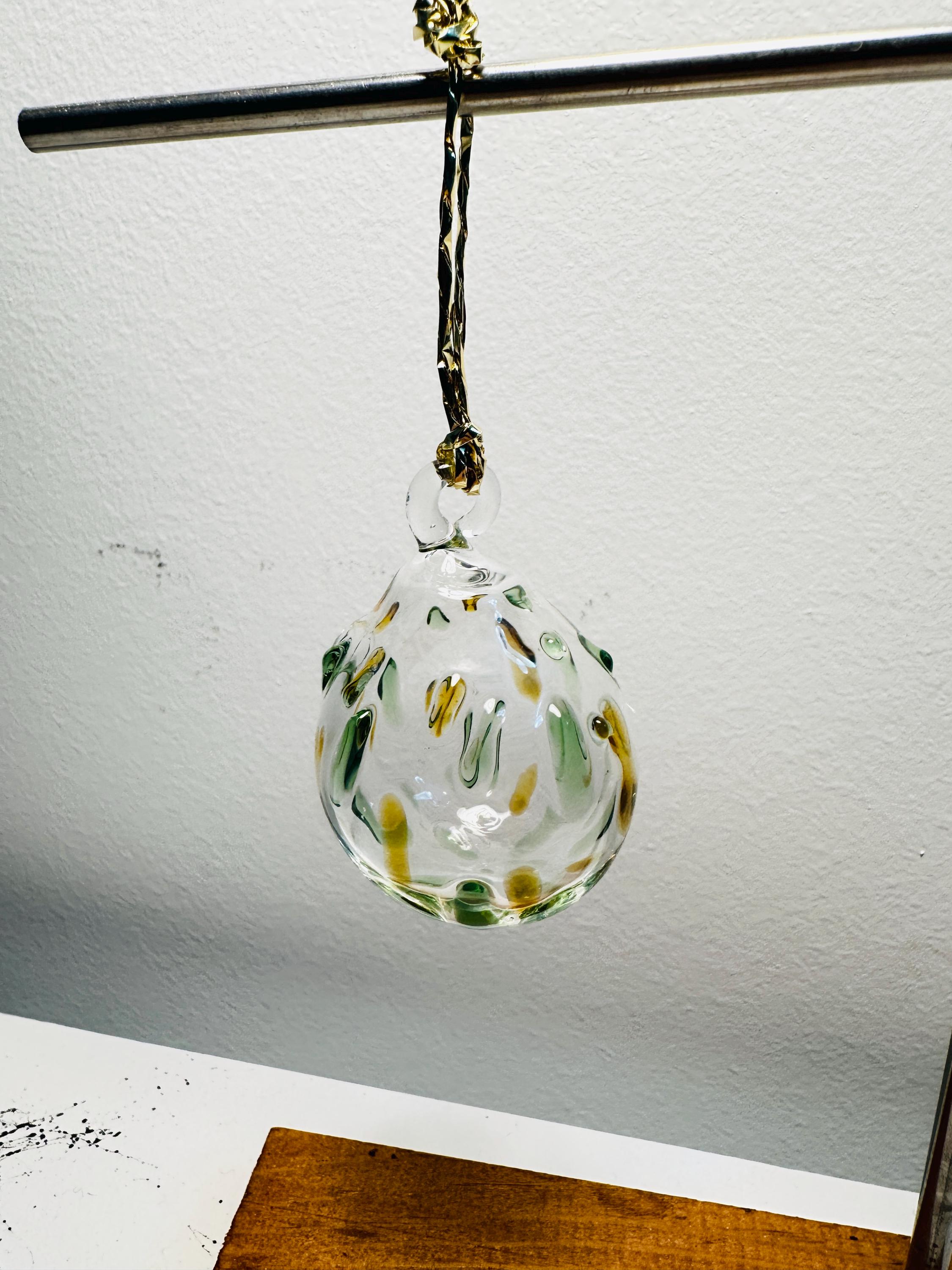Exclusive Colored Glass Christmas Ornaments