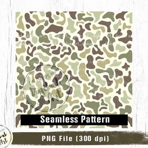 Naadloze camouflagepatroon, eendcamouflage, old school camouflage, png, digitale download