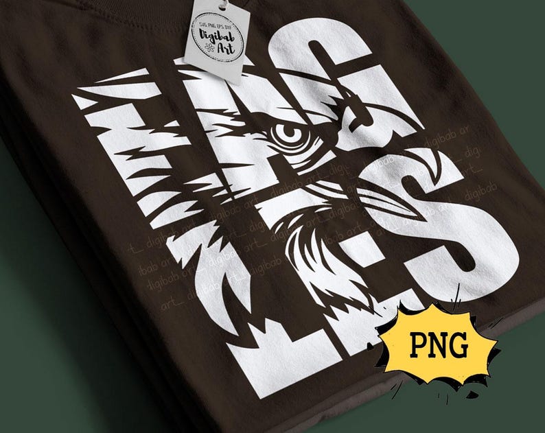Eagles SVG, Eagles Silhouette, Digital download, Vector file, Eps Dxf, Png Sublimation