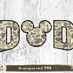 Dad Mouse PNG, Dad Camo