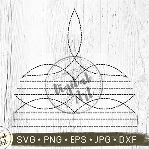 May include: A black and white geometric design with a circle in the center that says "Vigibal Art" and the text "SVG PNG EPS JPG DXF" at the bottom.