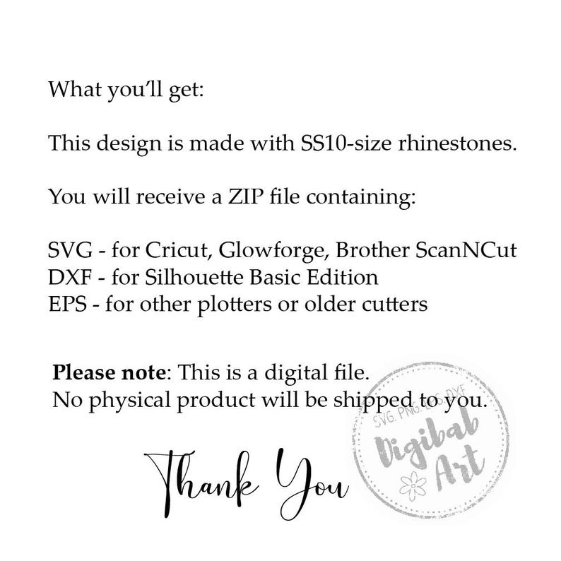 Rhinestone Template Alphabets & Numbers