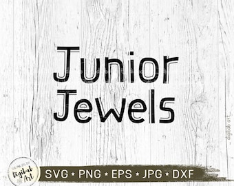 Junior Jewels svg, png eps dxf, digital download, sublimation png