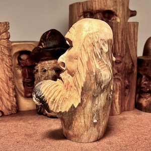 Horace, Mountain Wood Spirit Carving