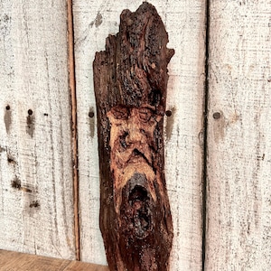 Albus, Mountain Wood Spirit Carving