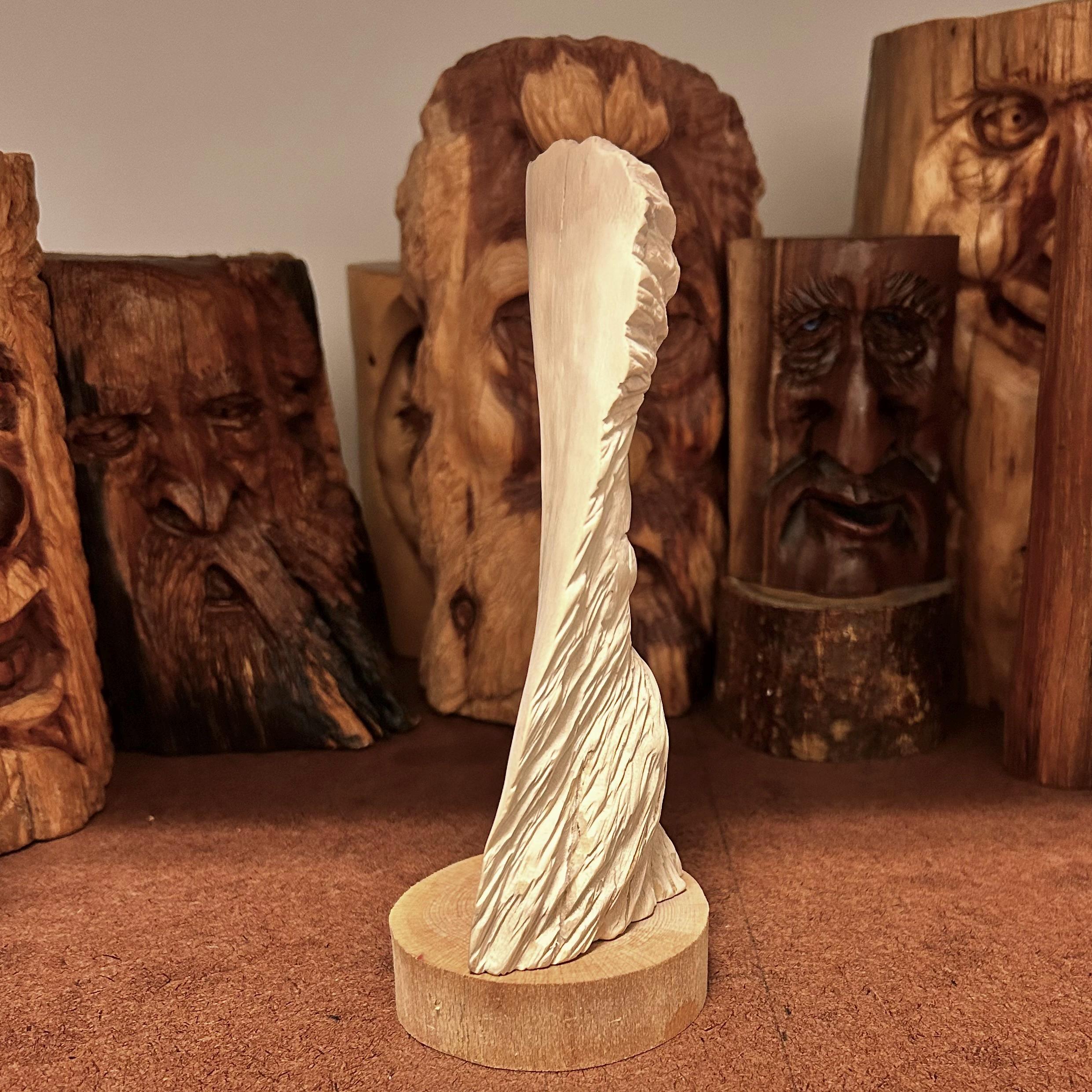 Jackson, Mountain Wood Spirit Carving - Etsy