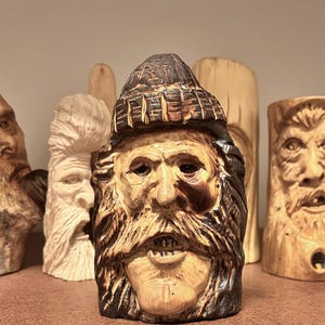 Roscoe, Burnt Mountain Wood Spirit Carving