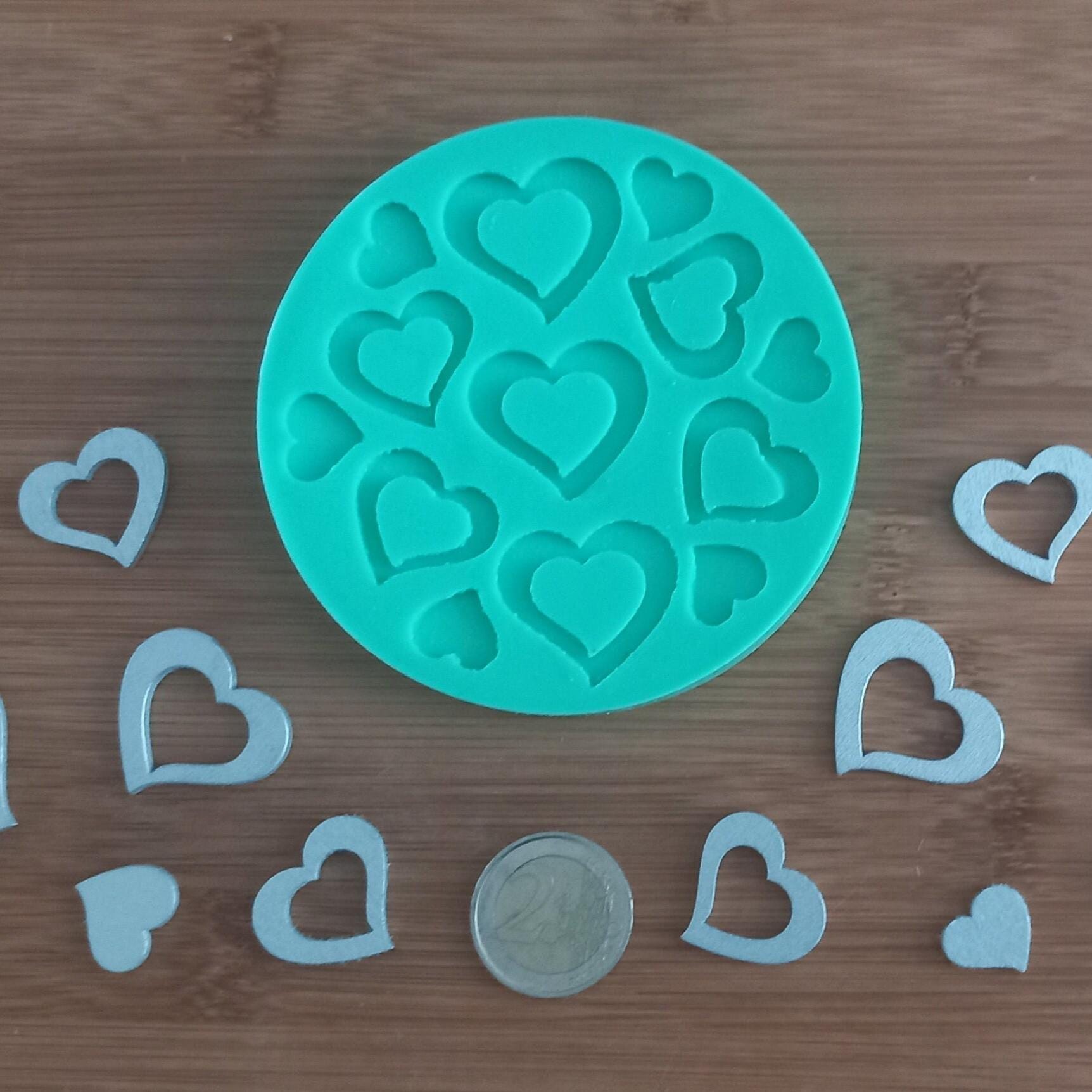 3D-Kerzenhalter-Silikonform Mit Herz-Design – Für Teelichter, Harz & Deko