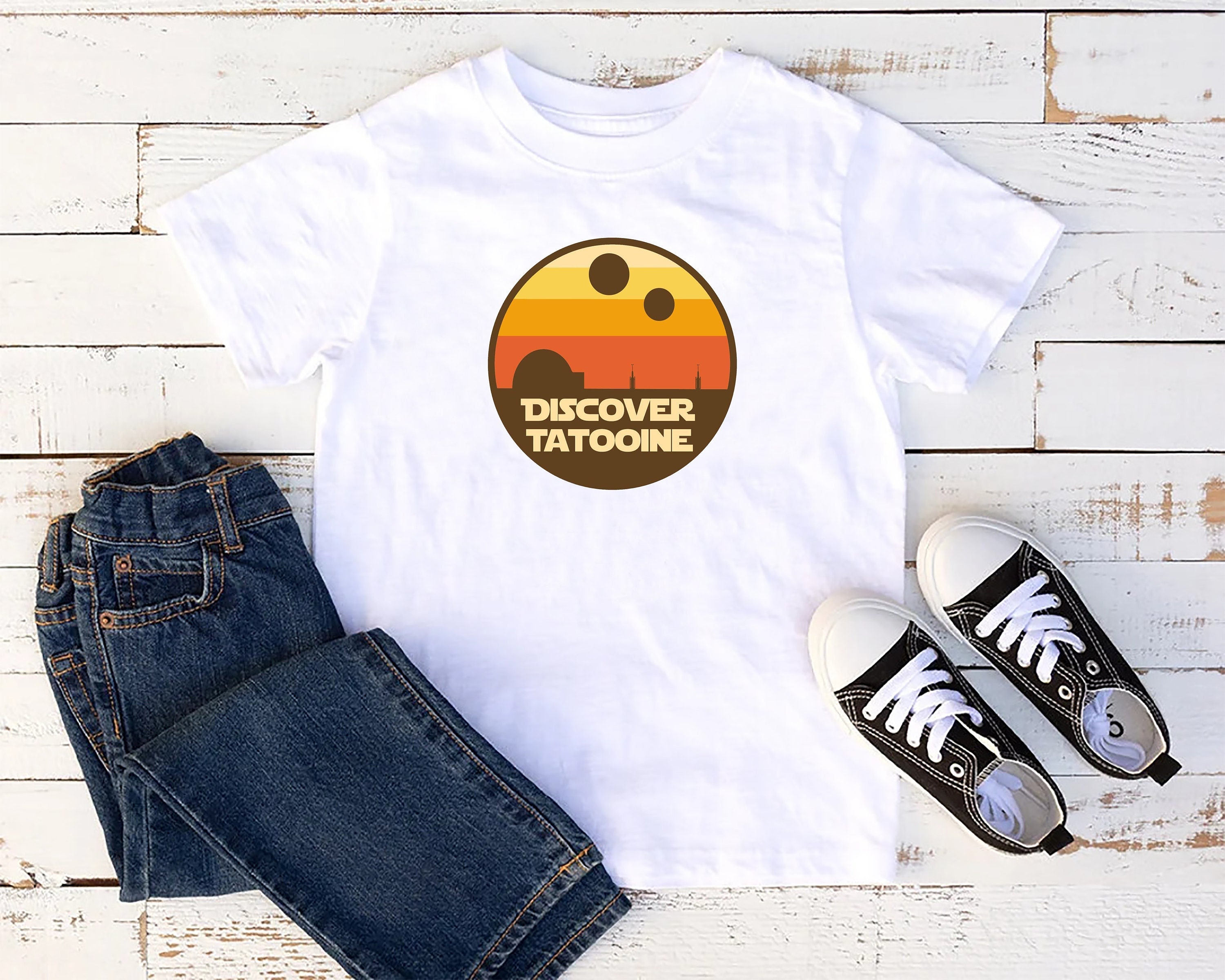 Discover Entdecke Tattooine Star Wars T-Shirt
