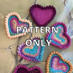 PATTERN ONLY: Crochet Heart Trinket Dish