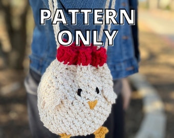 PATTERN ONLY: Little Chick Crochet Bag