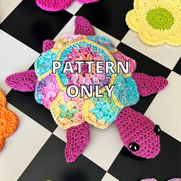 PATTERN ONLY: Crochet Honu Sea Turtle / Stuffed Plushie Toy / Crochet Turtle Pattern