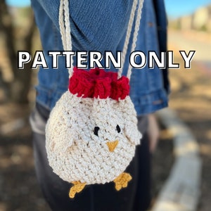 PATTERN ONLY: Little Chick Crochet Bag