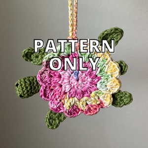 PATTERN ONLY: Crochet Mini Turtle Bag / Small Pouch / Bag Charm / Car Hanging